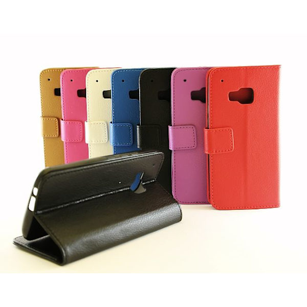 Standcase TPU wallet HTC One (M9) Röd