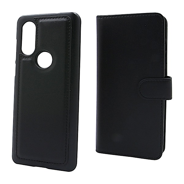 Skimblocker XL Magnet Wallet Motorola One Vision Svart