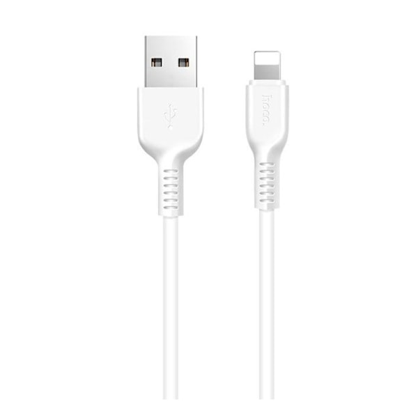 Laddning & datakabel iPhone 5/6/6s/iPad Mini/iPad Air, 2 Meter Vit