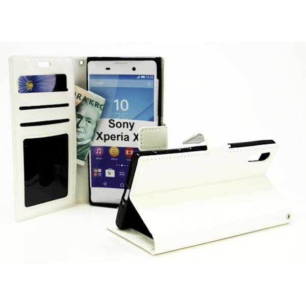 Crazy Horse Wallet Sony Xperia XZ / XZs  (F8331 / G8231) Vit