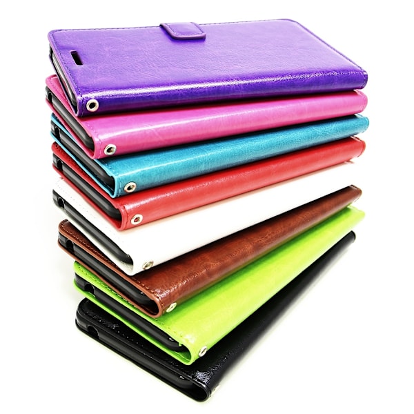 Crazy Horse Wallet Huawei P20 Lite Lila