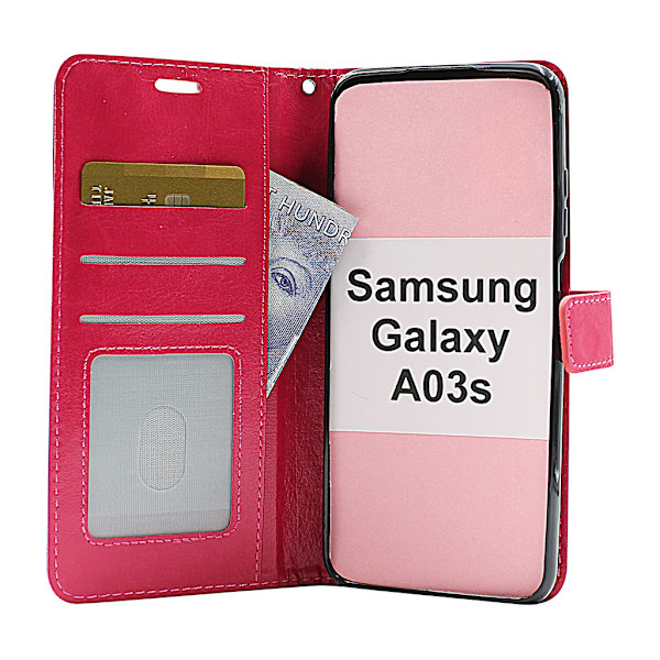 Crazy Horse Wallet Samsung Galaxy A03s (SM-A037G) Lila