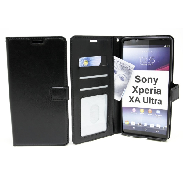 Crazy Horse Wallet Sony Xperia XA Ultra (G3211) Röd
