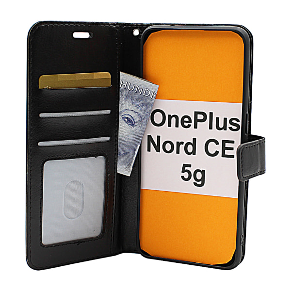 Crazy Horse Wallet OnePlus Nord CE 5G Röd