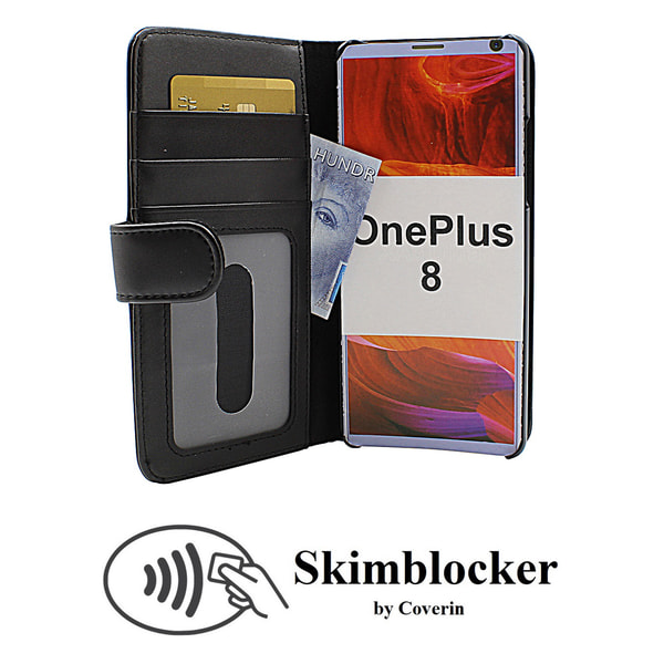 Skimblocker Plånboksfodral OnePlus 8