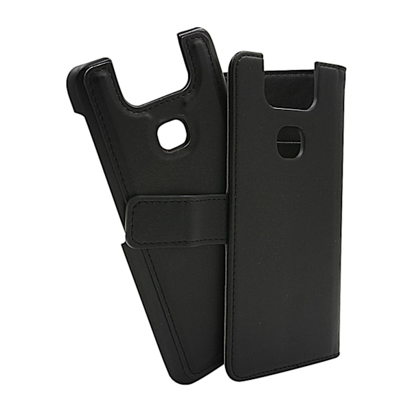 Skimblocker Magnet Wallet Asus ZenFone 6 (ZS630KL) Svart