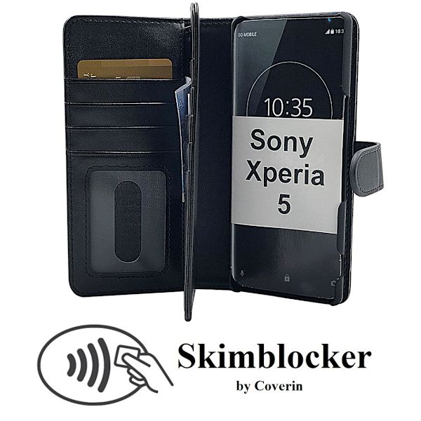 Skimblocker XL Magnet Wallet Sony Xperia 5