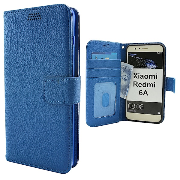 New Standcase Wallet Xiaomi Redmi 6A Blå