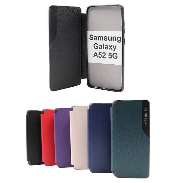 Smart Flip Cover Samsung Galaxy A52 / A52 5G (A526B/A525F) Svart
