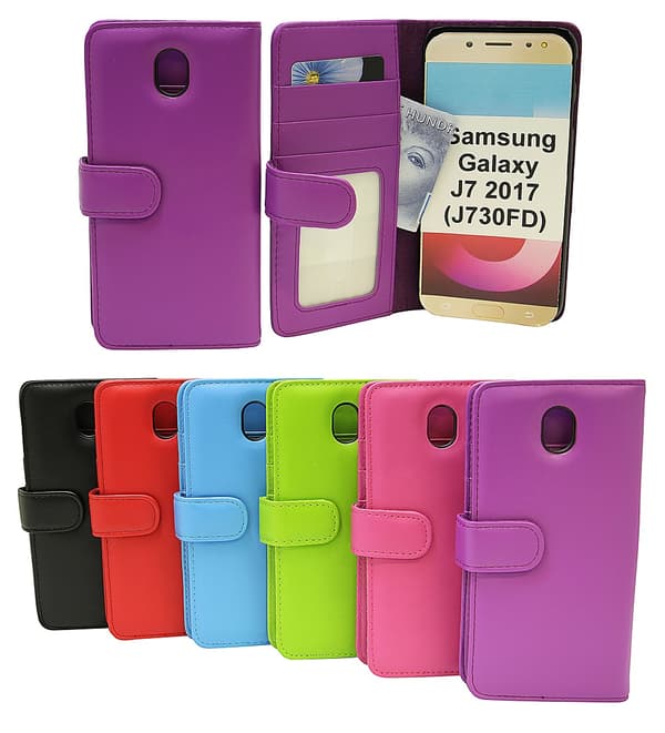 Plånboksfodral Samsung Galaxy J7 2017 (J730FD) Grön