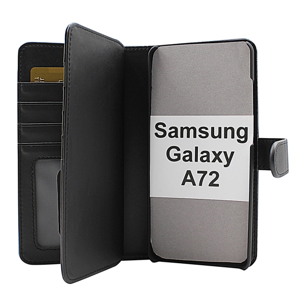 Skimblocker XL Magnet Fodral Samsung Galaxy A72 Lila