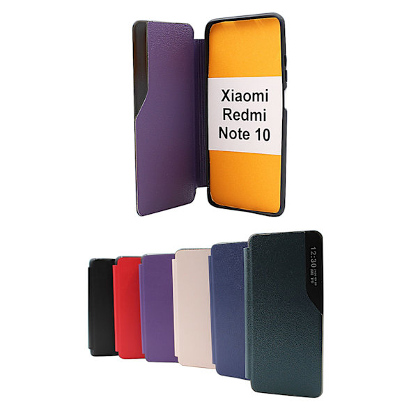 Smart Flip Cover Xiaomi Redmi Note 10 Mörk Grön
