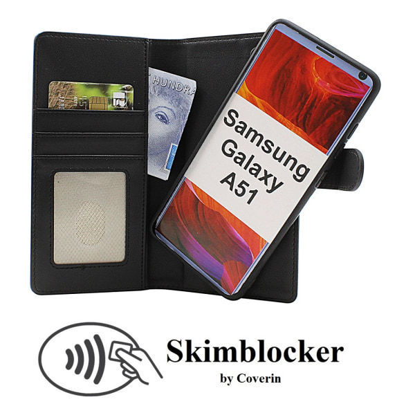 Skimblocker Magnet Fodral Samsung Galaxy A51 (A515F/DS)