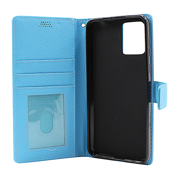 New Standcase Wallet Motorola Moto E13 Ljusblå