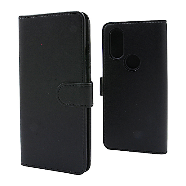 Skimblocker XL Magnet Wallet Motorola One Vision Svart