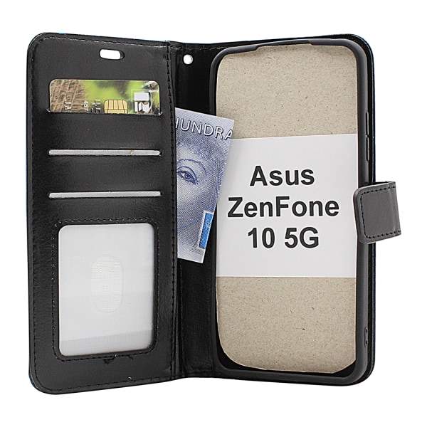 Crazy Horse Wallet Asus ZenFone 10 5G Hotpink