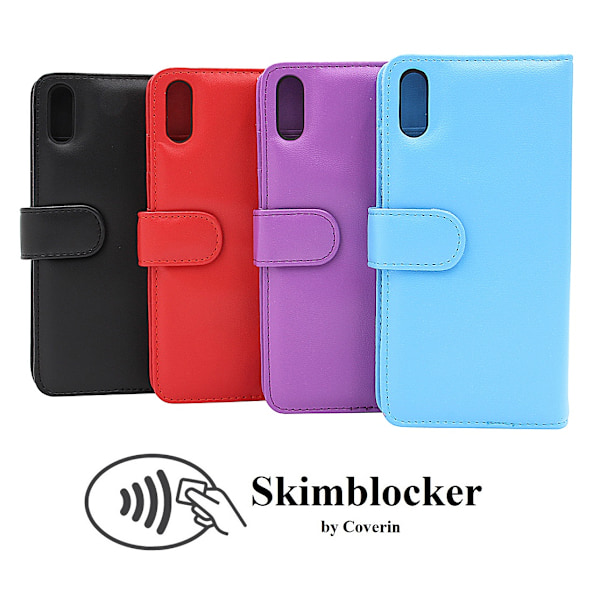 Skimblocker Plånboksfodral Sony Xperia L3 Ljusblå
