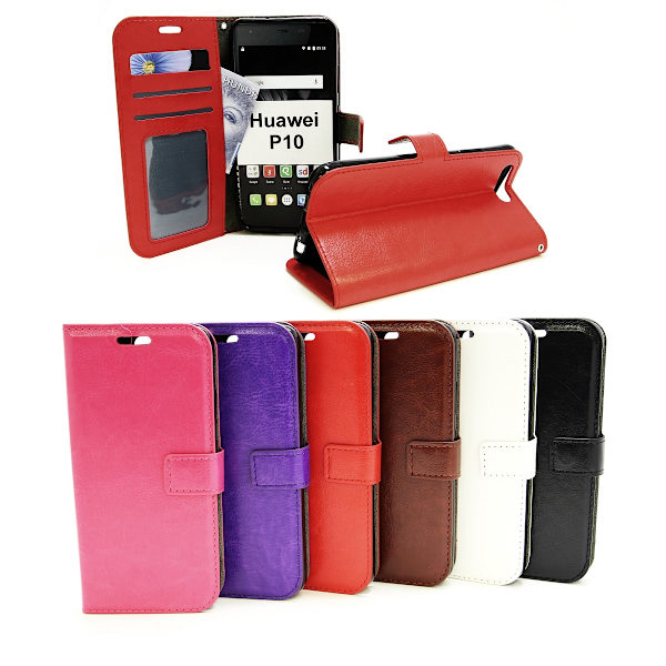 Crazy Horse Wallet Huawei P10 (VTR-L09) Svart