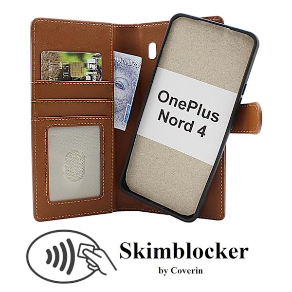 Skimblocker OnePlus Nord 4 5G Magnet Plånboksfodral Svart
