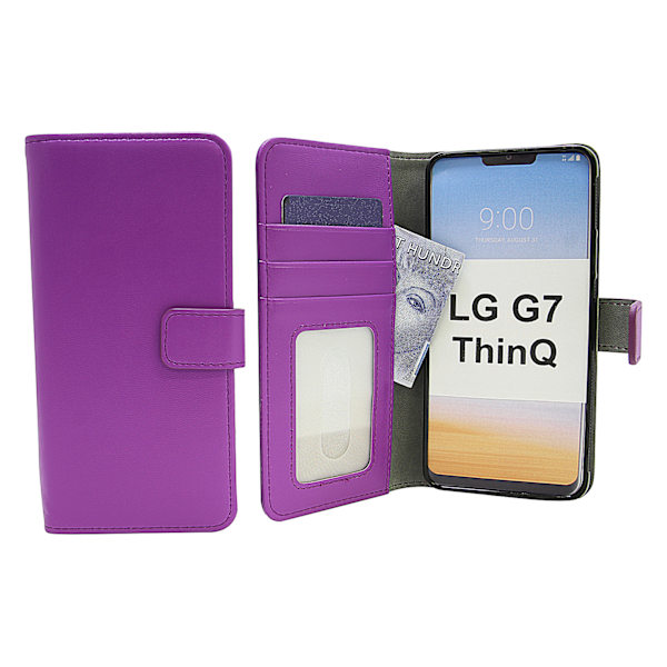 Skimblocker Magnet Wallet LG G7 ThinQ (G710M) Lila