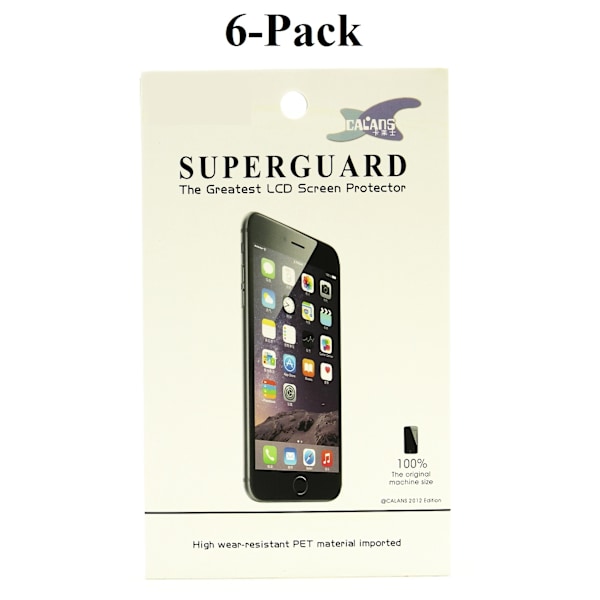 6-Pack Skärmskydd Moto X4 / Moto X (4th gen)