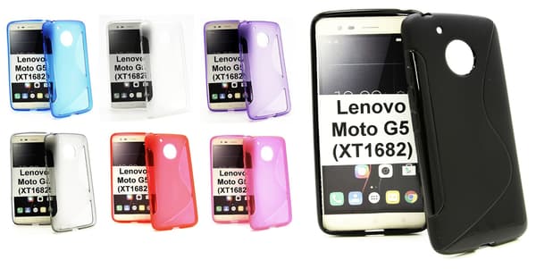 S-Line skal Lenovo Moto G5 (XT1682 / XT1676) Grå