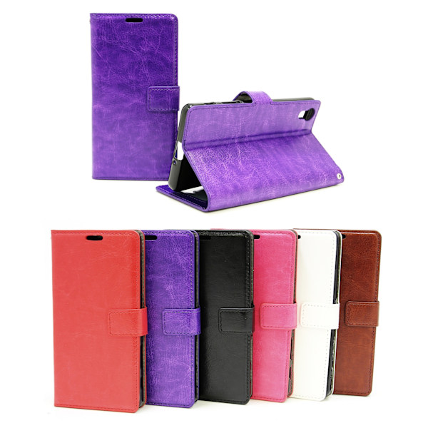 Crazy Horse Wallet Sony Xperia X Performance (F8131) Svart
