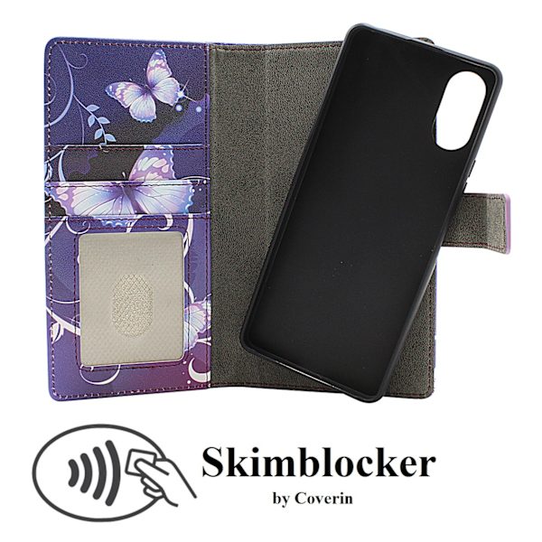Skimblocker Xperia 10 VI 5G Magnet Plånboksfodral Design