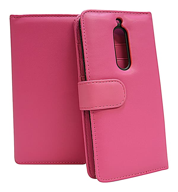 Plånboksfodral Nokia 5 Hotpink