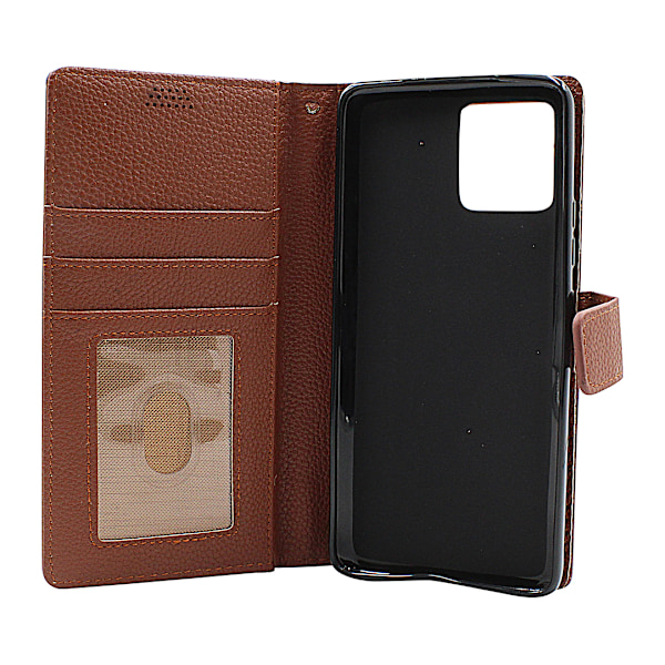New Standcase Wallet Motorola Moto G72 Brun