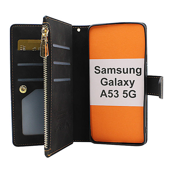 XL Standcase Lyxfodral Samsung Galaxy A53 5G (A536B) Svart