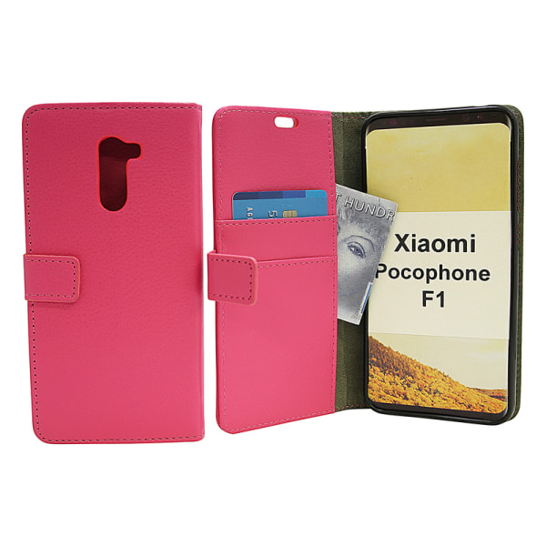 Standcase Wallet Xiaomi Pocophone F1 Röd