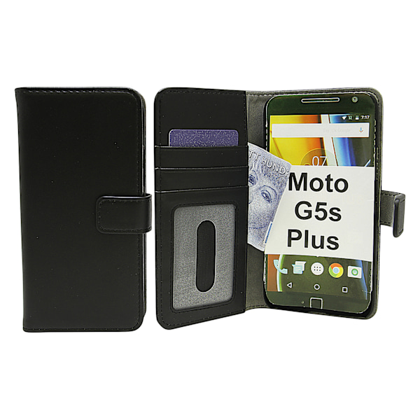Magnet Wallet Moto G5s Plus (XT1806) Svart