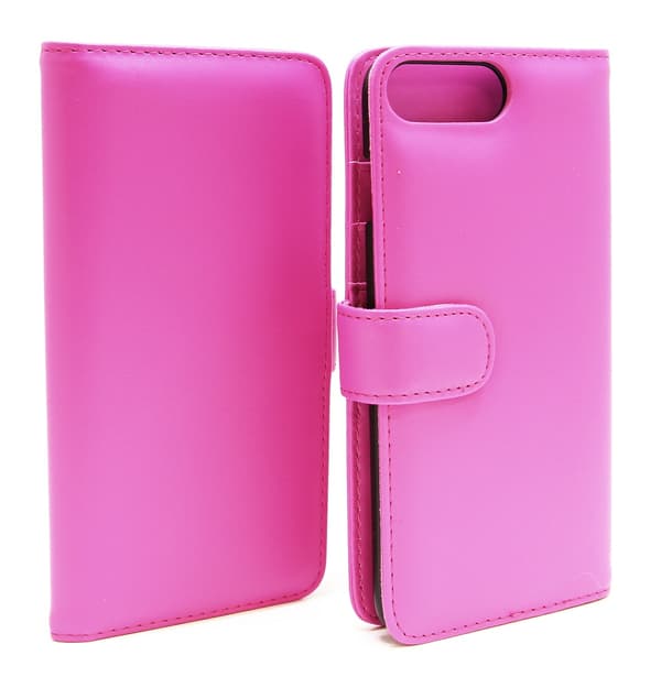 Skimblocker Plånboksfodral iPhone 8 Plus Hotpink