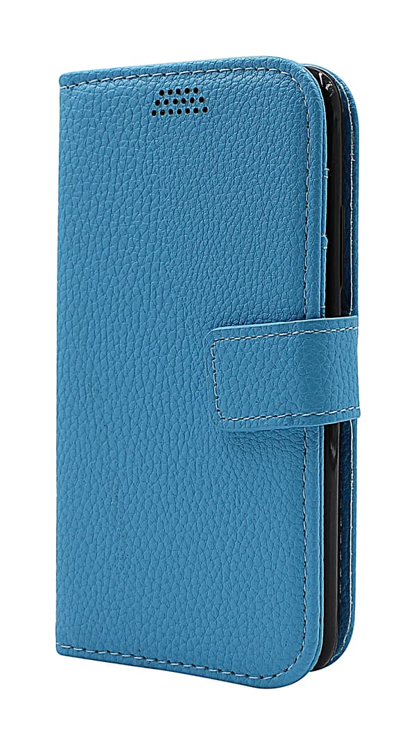 New Standcase Wallet Moto E4 / Moto E (4th gen) (XT1762) Ljusblå