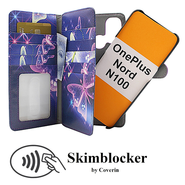 Skimblocker XL Magnet Designwallet OnePlus Nord N100