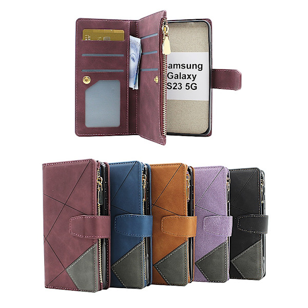 XL Standcase Lyxfodral Samsung Galaxy S23 5G Lila