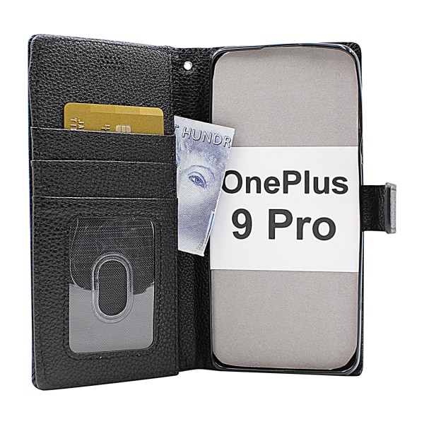 New Standcase Wallet OnePlus 9 Pro Svart
