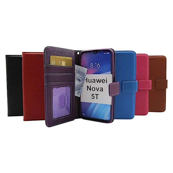 New Standcase Wallet Huawei Nova 5T Lila