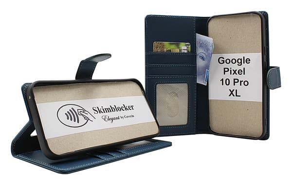 Skimblocker Plånboksfodral Google Pixel 10 Pro XL Brandy