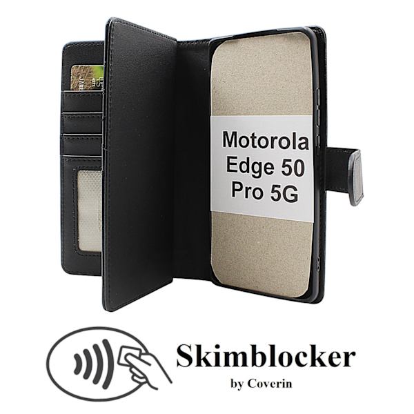 Skimblocker Motorola Edge 50 Pro 5G XL Plånboksfodral
