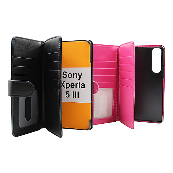 Skimblocker XL Wallet Sony Xperia 5 III (XQ-BQ52) Hotpink