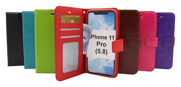 Crazy Horse Wallet iPhone 11 Pro (5.8) Turkos