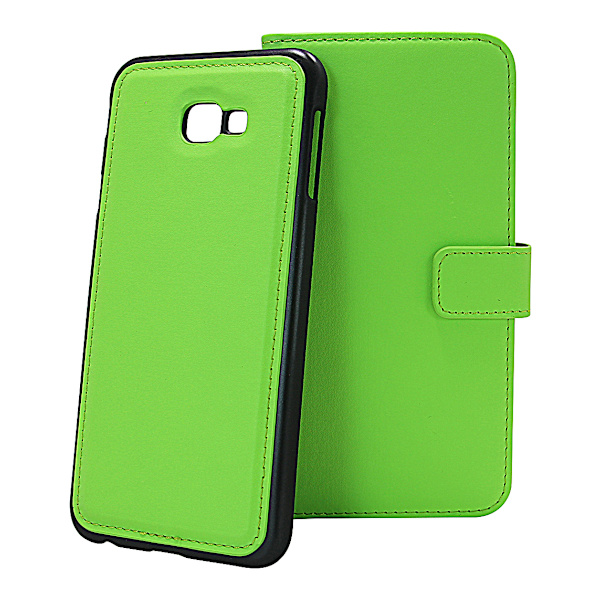 Skimblocker Magnet Wallet Samsung Galaxy J4 Plus (J415FN/DS) Grön