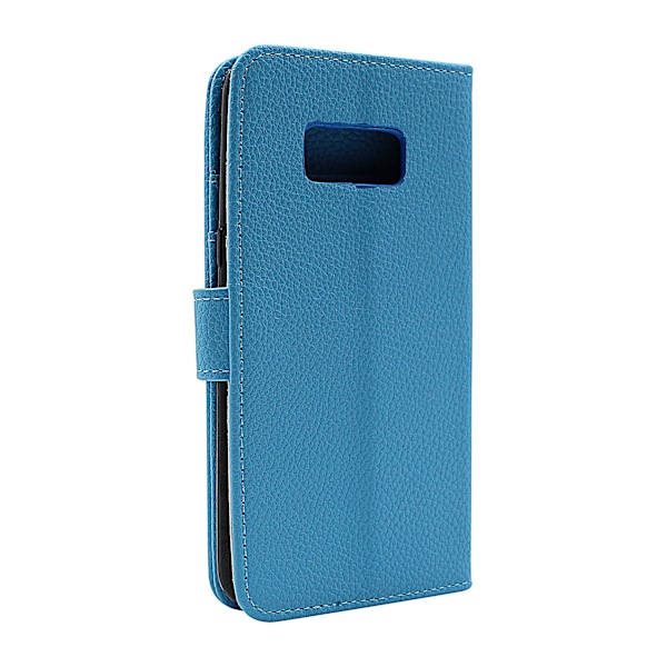 New Standcase Wallet Samsung Galaxy S8 (G950F) Ljusblå