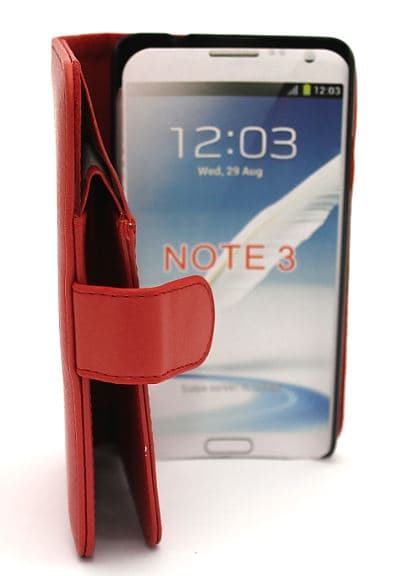 Plånboksfodral XXL Samsung Galaxy Note 3 Röd