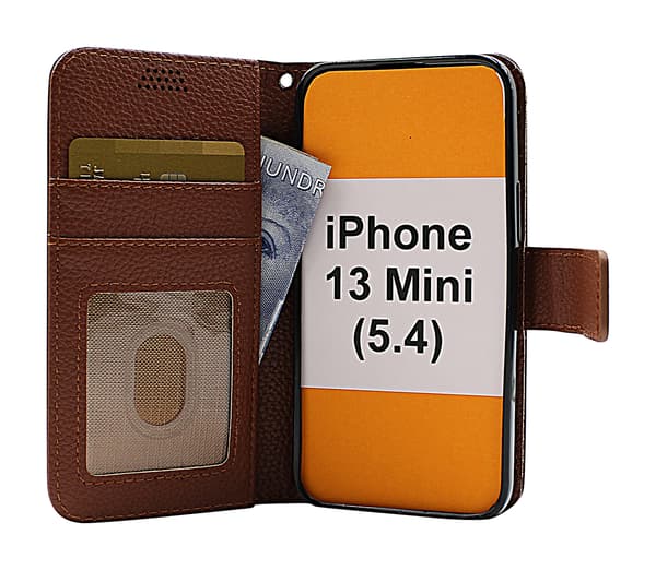 New Standcase Wallet iPhone 13 Mini (5.4) Svart