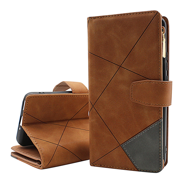 XL Standcase Lyxfodral Motorola Moto E22i Svart