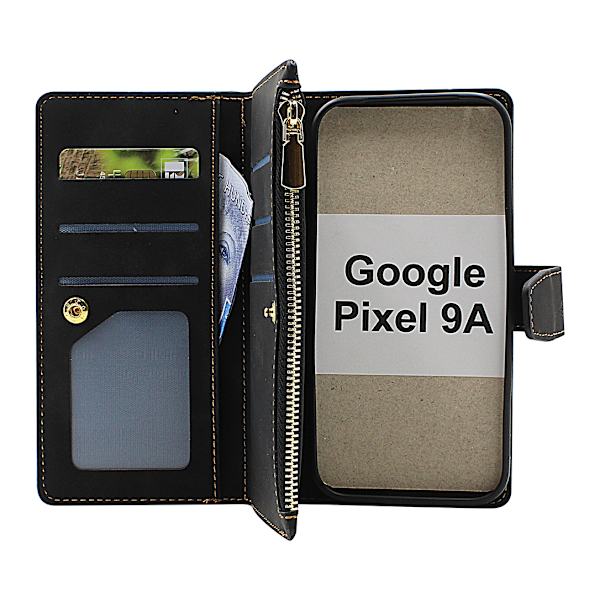 XL Google Pixel 9a Lyx Plånboksfodral Brun