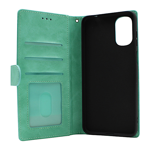 Zipper Standcase Wallet Motorola Moto G22 Grå